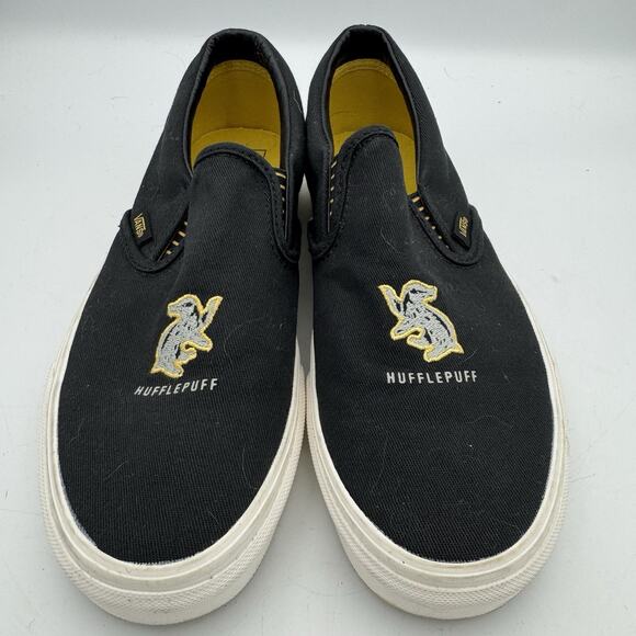 Vans x Harry Potter Classic Slip On Hufflepuff Skate Shoes Men's 6.5 Women’s 8 - Picture 2 of 9